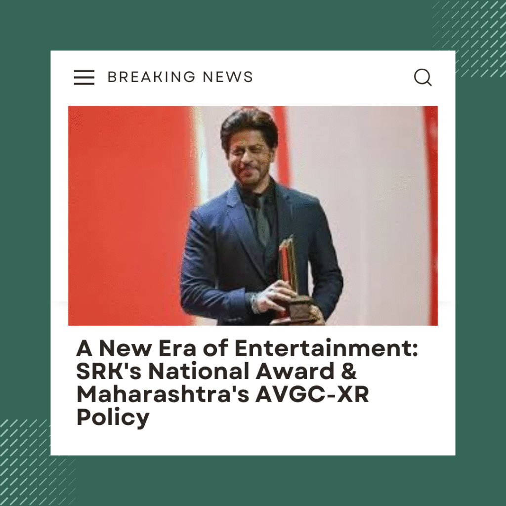 SRK National Award 2025