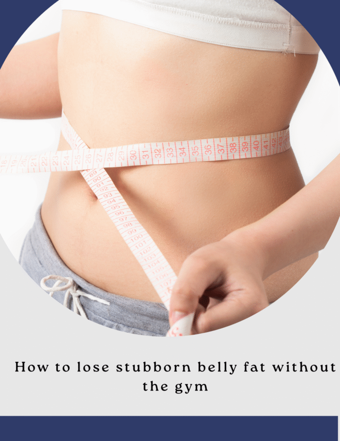 Light Blue and White Illustrated Health Supplement Flyer How to lose stubborn belly fat without the gym: 7 daily habits to slim down in 21 days